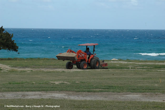 The Aqueduct Venue Under Construction - Thursday, January 18th - 10th Anniversary - Air Jamaica Jazz & Blues Festival 2007 - The Art of Music - Tuesday, January 23 - Saturday, January 27, 2007, The Aqueduct on Rose Hall, Montego Bay, Jamaica - Negril Travel Guide, Negril Jamaica WI - http://www.negriltravelguide.com - info@negriltravelguide.com...!