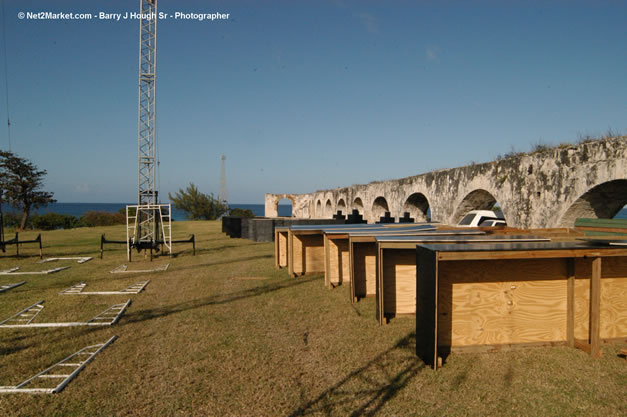 TurnKey Production's Office & Aqueduct Venue Under Construction - Tuesday, January 16th - 10th Anniversary - Air Jamaica Jazz & Blues Festival 2007 - The Art of Music - Tuesday, January 23 - Saturday, January 27, 2007, The Aqueduct on Rose Hall, Montego Bay, Jamaica - Negril Travel Guide, Negril Jamaica WI - http://www.negriltravelguide.com - info@negriltravelguide.com...!