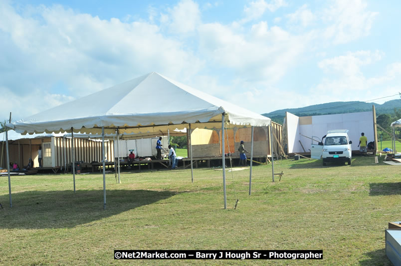 Preparations at the Venue - Jamaica Jazz and Blues Festival 2009, Thursday, January 15, 2009 - Venue at the Aqueduct on Rose Hall Resort &amp; Country Club, Montego Bay, Jamaica - Thursday, January 22 - Saturday, January 24, 2009 - Photographs by Net2Market.com - Barry J. Hough Sr, Photographer/Photojournalist - Negril Travel Guide, Negril Jamaica WI - http://www.negriltravelguide.com - info@negriltravelguide.com...!