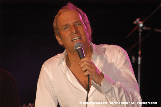 Michael Bolton - Air Jamaica Jazz & Blues Festival 2007 - The Art of Music -  Thursday, January 25th - 10th Anniversary - Air Jamaica Jazz & Blues Festival 2007 - The Art of Music - Tuesday, January 23 - Saturday, January 27, 2007, The Aqueduct on Rose Hall, Montego Bay, Jamaica - Negril Travel Guide, Negril Jamaica WI - http://www.negriltravelguide.com - info@negriltravelguide.com...!