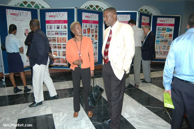 Jamaica Tourist Board 50 Years - 1955 - 2005 "...sharing the Jamaican experience" - 50th Anniversary Exhibition Launch Photos - Montego Bay Civic Center, Sam Sharpe Square, Montego Bay - Thursday, December 15, 2005  - Negril Travel Guide, Negril Jamaica WI - http://www.negriltravelguide.com - info@negriltravelguide.com...!