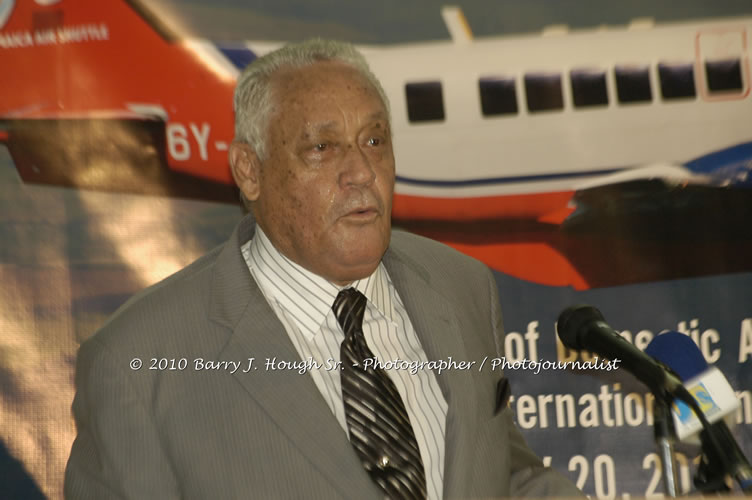 Jamaica Air Shuttle Launch @ MBJ Airports Limited, Wednesday, January 20, 2010, Sangster International Airport, Montego Bay, St. James, Jamaica W.I. - Photographs by Net2Market.com - Barry J. Hough Sr, Photographer/Photojournalist - The Negril Travel Guide - Negril's and Jamaica's Number One Concert Photography Web Site with over 40,000 Jamaican Concert photographs Published -  Negril Travel Guide, Negril Jamaica WI - http://www.negriltravelguide.com - info@negriltravelguide.com...!