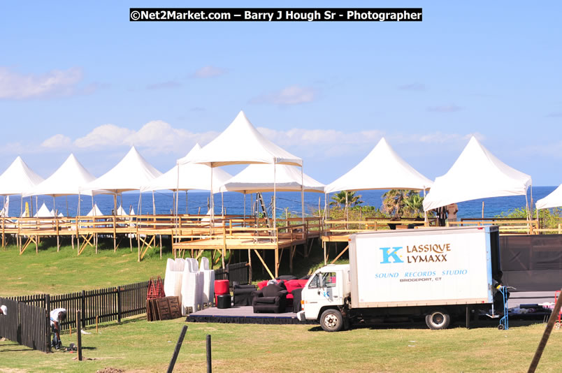 Preparations Continue [One Day To Go] at the Venue & Office - Jamaica Jazz and Blues Festival 2009 - Presented by Air Jamaica - Thursday, January 15, 2009 - Venue at the Aqueduct on Rose Hall Resort &amp; Country Club, Montego Bay, Jamaica - Thursday, January 22 - Saturday, January 24, 2009 - Photographs by Net2Market.com - Barry J. Hough Sr, Photographer/Photojournalist - Negril Travel Guide, Negril Jamaica WI - http://www.negriltravelguide.com - info@negriltravelguide.com...!