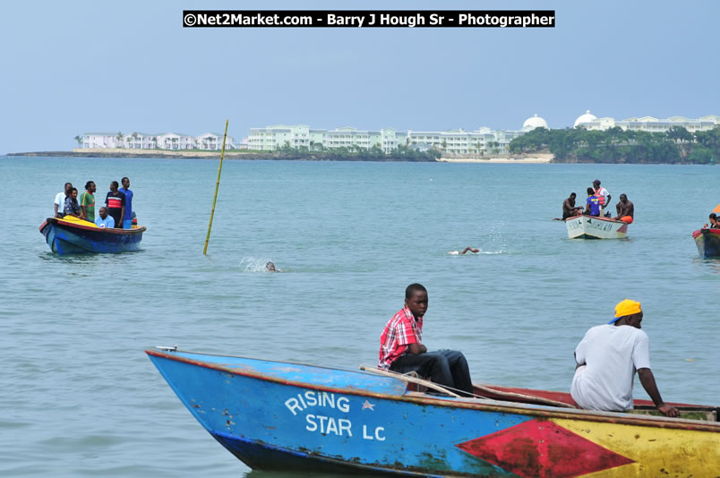 Lucea Cross the Harbour @ Lucea Car Park - All Day Event - Cross the Harbour Swim, Boat Rides, and Entertainment for the Family - Concert Featuring: Bushman, George Nooksl, Little Hero, Bushi One String, Dog Rice and many local Artists - Friday, August 1, 2008 - Lucea, Hanover Jamaica - Photographs by Net2Market.com - Barry J. Hough Sr. Photojournalist/Photograper - Photographs taken with a Nikon D300 - Negril Travel Guide, Negril Jamaica WI - http://www.negriltravelguide.com - info@negriltravelguide.com...!