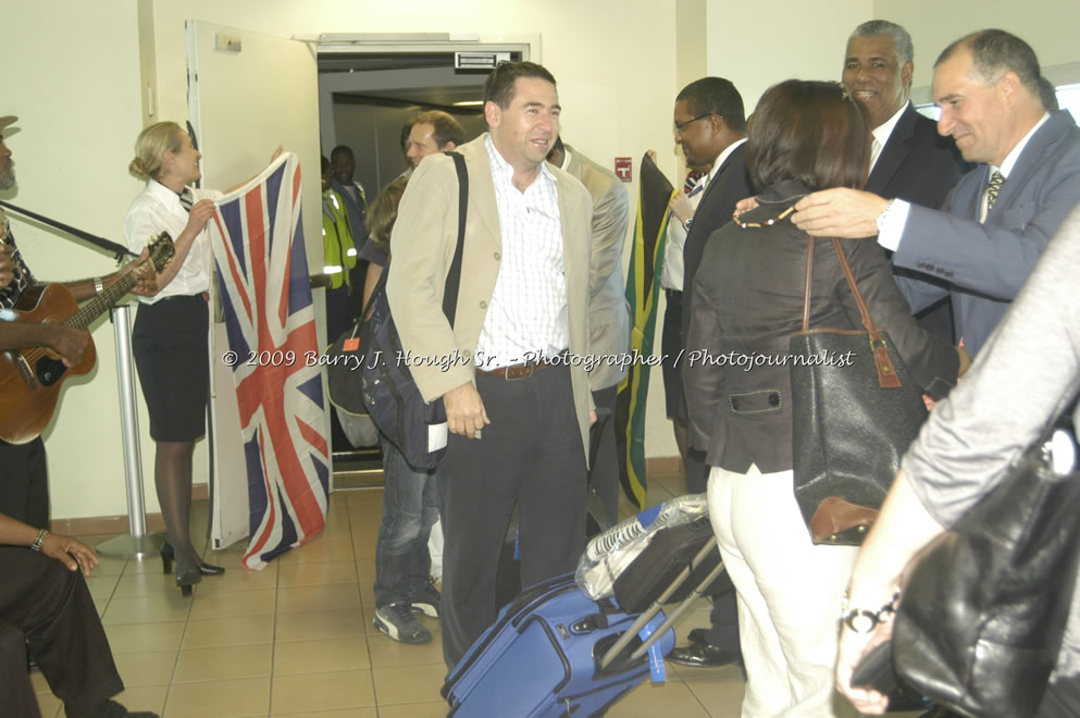  British Airways Inaugurates New Scheduled Service from London Gatwick Airport to Sangster International Airport, Montego Bay, Jamaica, Thursday, October 29, 2009 - Photographs by Barry J. Hough Sr. Photojournalist/Photograper - Photographs taken with a Nikon D70, D100, or D300 - Negril Travel Guide, Negril Jamaica WI - http://www.negriltravelguide.com - info@negriltravelguide.com...!