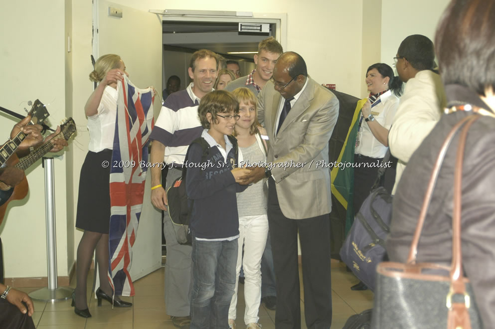  British Airways Inaugurates New Scheduled Service from London Gatwick Airport to Sangster International Airport, Montego Bay, Jamaica, Thursday, October 29, 2009 - Photographs by Barry J. Hough Sr. Photojournalist/Photograper - Photographs taken with a Nikon D70, D100, or D300 - Negril Travel Guide, Negril Jamaica WI - http://www.negriltravelguide.com - info@negriltravelguide.com...!