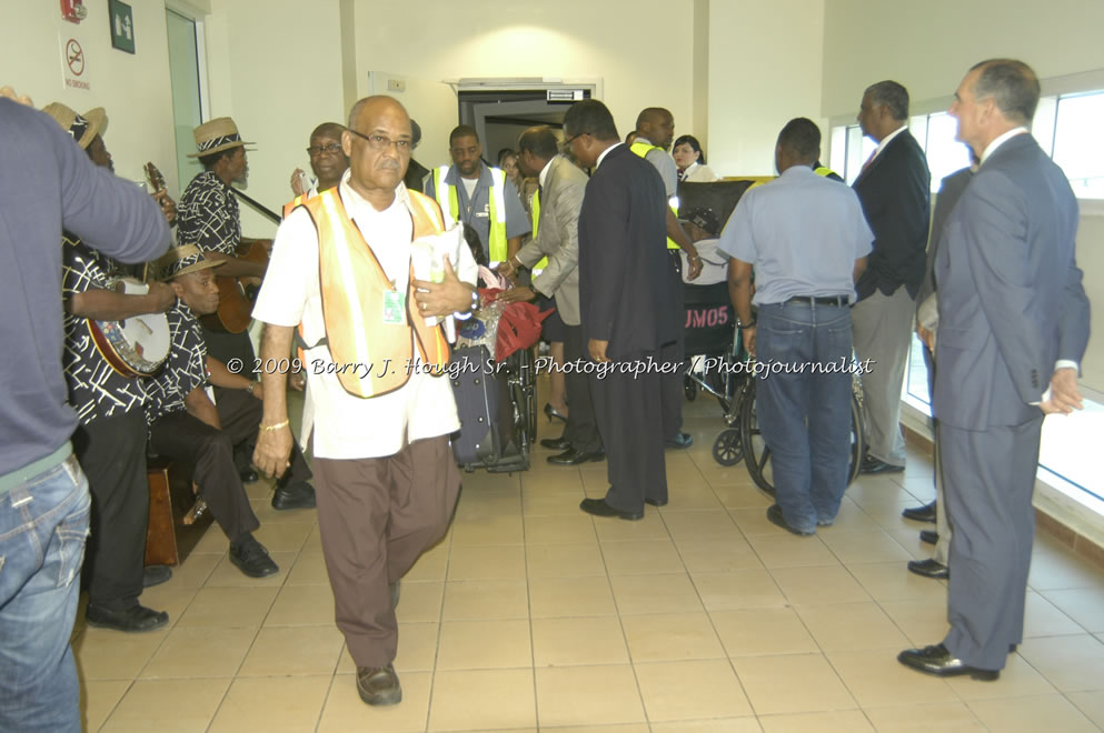  British Airways Inaugurates New Scheduled Service from London Gatwick Airport to Sangster International Airport, Montego Bay, Jamaica, Thursday, October 29, 2009 - Photographs by Barry J. Hough Sr. Photojournalist/Photograper - Photographs taken with a Nikon D70, D100, or D300 - Negril Travel Guide, Negril Jamaica WI - http://www.negriltravelguide.com - info@negriltravelguide.com...!