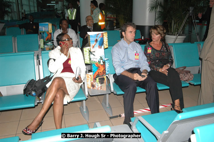 JetBue Airways' Inaugural Air Service between Sangster International Airport, Montego Bay and John F. Kennedy Airport, New York at MBJ Airports Sangster International Airport, Montego Bay, St. James, Jamaica - Thursday, May 21, 2009 - Photographs by Net2Market.com - Barry J. Hough Sr, Photographer/Photojournalist - Negril Travel Guide, Negril Jamaica WI - http://www.negriltravelguide.com - info@negriltravelguide.com...!