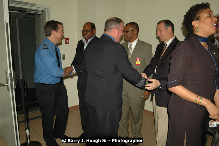 JetBue Airways' Inaugural Air Service between Sangster International Airport, Montego Bay and John F. Kennedy Airport, New York at MBJ Airports Sangster International Airport, Montego Bay, St. James, Jamaica - Thursday, May 21, 2009 - Photographs by Net2Market.com - Barry J. Hough Sr, Photographer/Photojournalist - Negril Travel Guide, Negril Jamaica WI - http://www.negriltravelguide.com - info@negriltravelguide.com...!