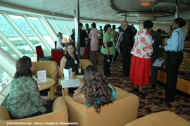 MS Freedom Of The Seas [Royal Caribbean International's - Newest Vessel] Plaques &amp; Keys Ceremony in order to commemorate its first arrival at the Port Montego Bay Photos - Negril Travel Guide, Negril Jamaica WI - http://www.negriltravelguide.com - info@negriltravelguide.com...!