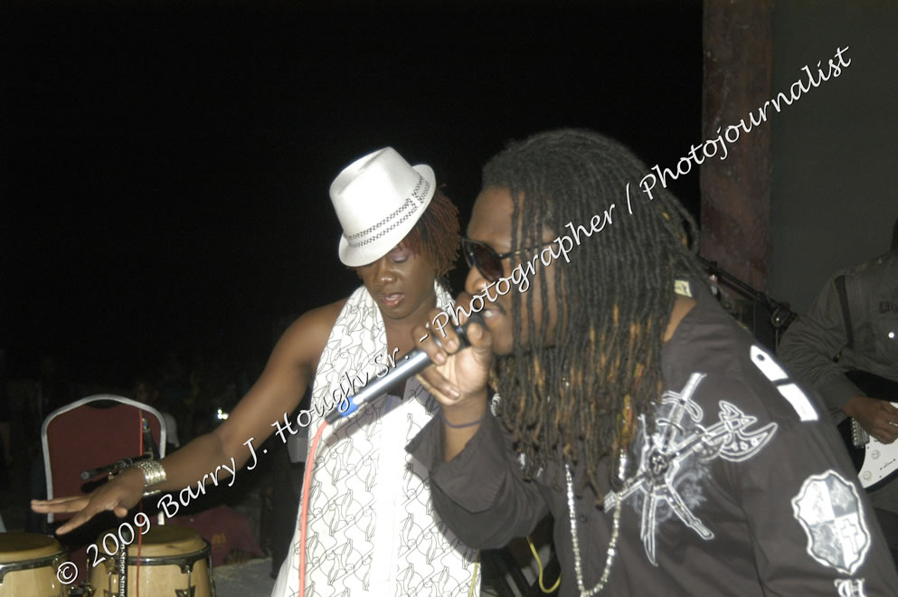  Etana Live in Concert Negril Escape Resort & Spa, Openning Acts: Princess Tia, Ras Slick, and Anthony Able, Backing Band: Strong Hold, One Love Reggae Summer Series, West End, Negril, Westmoreland, Jamaica W.I. - Saturaday, August 18, 2009 - Photographs by Barry J. Hough Sr. Photojournalist/Photograper - Photographs taken with a Nikon D70, D100, or D300 - Negril Travel Guide, Negril Jamaica WI - http://www.negriltravelguide.com - info@negriltravelguide.com...!