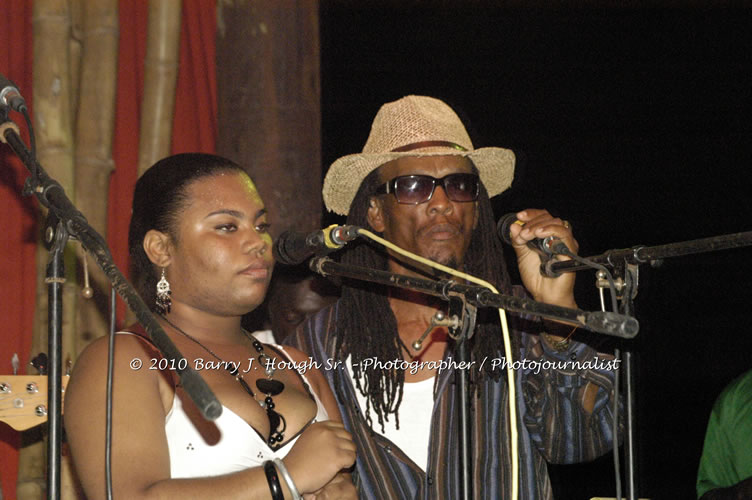 Marcia Griffiths & Edge Michael - Live In Concert - One Love Reggae Concert Series 09/10 @ Negril Escape Resort and Spa, December 29, 2009, One Love Drive, West End, Negril, Westmoreland, Jamaica W.I. - Photographs by Net2Market.com - Barry J. Hough Sr, Photographer/Photojournalist - Negril Travel Guide, Negril Jamaica WI - http://www.negriltravelguide.com - info@negriltravelguide.com...!