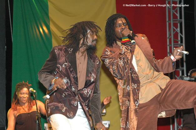 Sugar Roy & Conroy Crystal @ Tru-Juice Rebel Salute 2007 - Saturday, January 13, 2007, Port Kaiser Sports Club, St. Elizabeth - Negril Travel Guide, Negril Jamaica WI - http://www.negriltravelguide.com - info@negriltravelguide.com...!