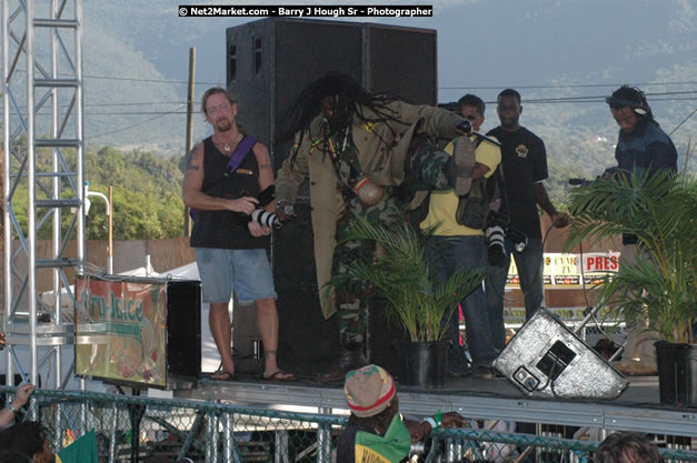 Luciano at Tru-Juice Rebel Salute 2008 - The 15th staging of Tru-Juice Rebel Salute, Saturday, January 12, 2008, Port Kaiser Sports Club, St. Elizabeth, Jamaica W.I. - Photographs by Net2Market.com - Barry J. Hough Sr, Photographer - Negril Travel Guide, Negril Jamaica WI - http://www.negriltravelguide.com - info@negriltravelguide.com...!