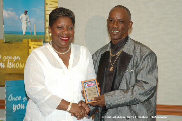 Red Cap Porters Awards - Minister of Tourism, Hon. Edmund Bartlett - Director of Tourism, Basil Smith - Friday, December 14, 2007 - Holiday Inn Sunspree, Montego Bay, Jamaica W.I. - Photographs by Net2Market.com - Barry J. Hough Sr, Photographer - Negril Travel Guide, Negril Jamaica WI - http://www.negriltravelguide.com - info@negriltravelguide.com...!