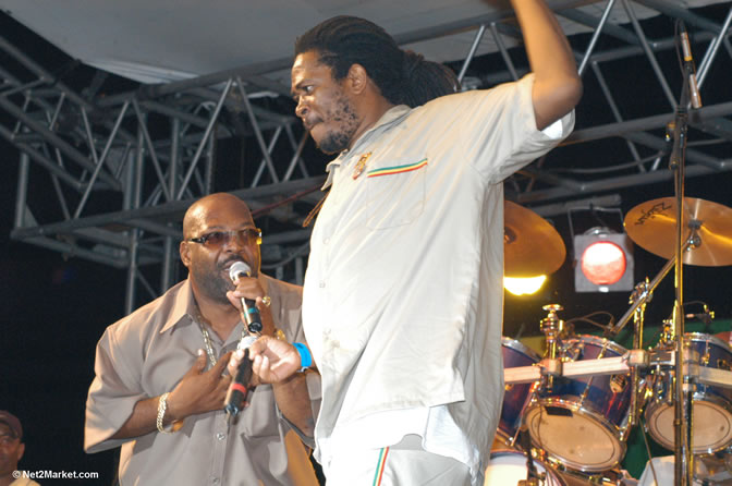 Josey Wales & Charlie Chaplin - Red Stripe Reggae Sumfest 2005 - Rockers Night - July 20th, 2005 - Negril Travel Guide, Negril Jamaica WI - http://www.negriltravelguide.com - info@negriltravelguide.com...!