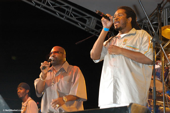 Josey Wales & Charlie Chaplin - Red Stripe Reggae Sumfest 2005 - Rockers Night - July 20th, 2005 - Negril Travel Guide, Negril Jamaica WI - http://www.negriltravelguide.com - info@negriltravelguide.com...!