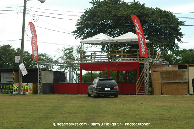 Venue Under Construction - Wednesday, July 18, 2007 - Red Stripe Reggae Sumfest at Catherine Hall, Montego Bay, St Jamaica, Jamaica W.I. - Negril Travel Guide.com, Negril Jamaica WI - http://www.negriltravelguide.com - info@negriltravelguide.com...!