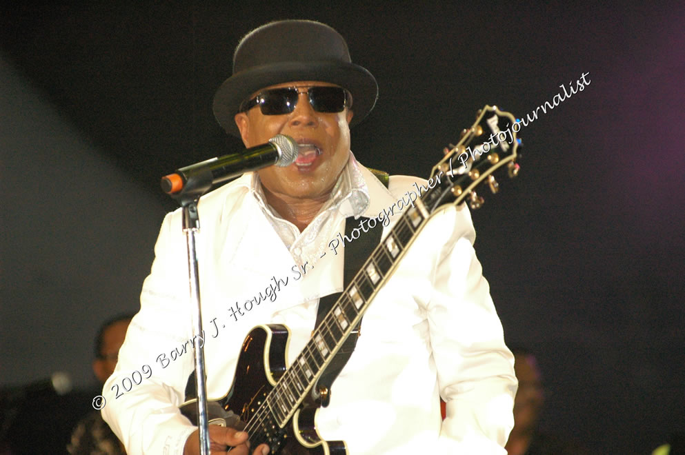 Tito Jackson @ Reggae Sumfest 2009 - International Night 2 - Tito Jackson, brother of the late King of Pop Michael Jackson performed live at Reggae Sumfest 2009. Reggae Sumfest 2009,Catherine Hall, Montego Bay, St. James, Jamaica W.I. - Saturday, July 25, 2009 - Reggae Sumfest 2009, July 19 - 25, 2009 - Photographs by Net2Market.com - Barry J. Hough Sr. Photojournalist/Photograper - Photographs taken with a Nikon D70, D100, or D300 - Negril Travel Guide, Negril Jamaica WI - http://www.negriltravelguide.com - info@negriltravelguide.com...!