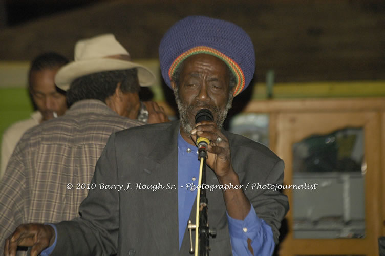 Toots and the Maytals - Grammy Award Winner @ Negril Fest - Presented by Money Cologne Promotions - Special Guest Star Jamaica Michael Jackson, Stama, Adeebe - Backed by Hurricane Band, MC Rev. BB on January 6, 2010 @ Roots Bamboo, Norman Manley Boulevard, Negril, Westmoreland, Jamaica W.I. - Photographs by Net2Market.com - Barry J. Hough Sr, Photographer/Photojournalist - The Negril Travel Guide - Negril's and Jamaica's Number One Concert Photography Web Site with over 40,000 Jamaican Concert photographs Published -  Negril Travel Guide, Negril Jamaica WI - http://www.negriltravelguide.com - info@negriltravelguide.com...!