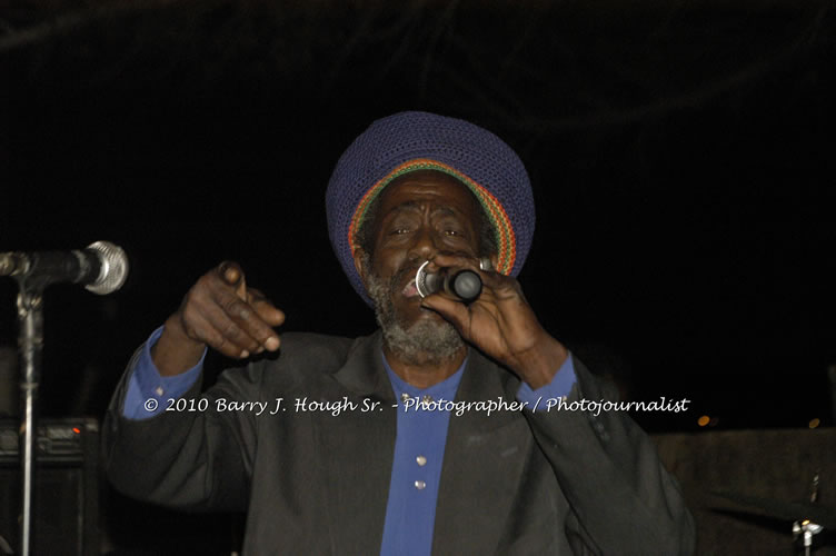 Toots and the Maytals - Grammy Award Winner @ Negril Fest - Presented by Money Cologne Promotions - Special Guest Star Jamaica Michael Jackson, Stama, Adeebe - Backed by Hurricane Band, MC Rev. BB on January 6, 2010 @ Roots Bamboo, Norman Manley Boulevard, Negril, Westmoreland, Jamaica W.I. - Photographs by Net2Market.com - Barry J. Hough Sr, Photographer/Photojournalist - The Negril Travel Guide - Negril's and Jamaica's Number One Concert Photography Web Site with over 40,000 Jamaican Concert photographs Published -  Negril Travel Guide, Negril Jamaica WI - http://www.negriltravelguide.com - info@negriltravelguide.com...!