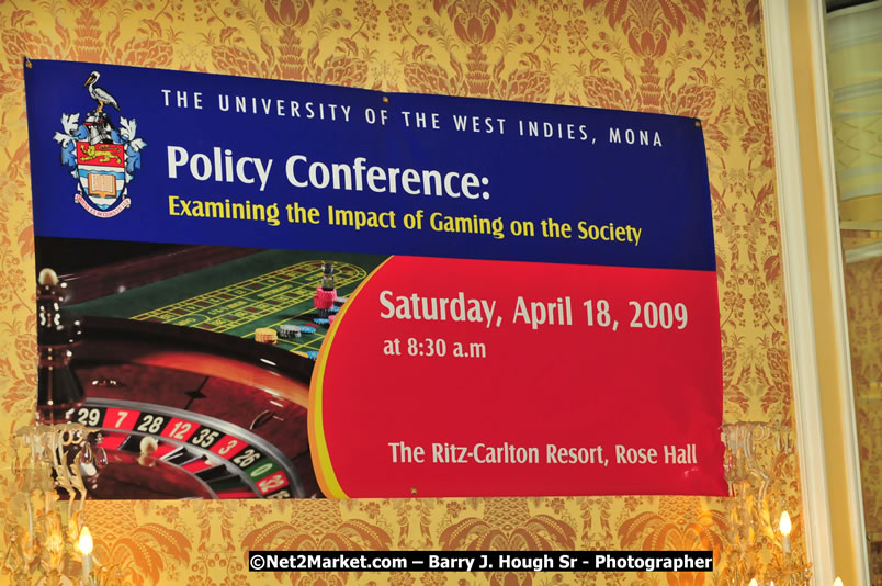 The University Of The West Indies, Mona, Policy Conference: Examining The Impact Of Gaming On The Society, Venue at Ritz - Carlton, Rose Hall, Montego Bay, St James, Jamaica - Saturday, April 18, 2009 - Photographs by Net2Market.com - Barry J. Hough Sr, Photographer/Photojournalist - Negril Travel Guide, Negril Jamaica WI - http://www.negriltravelguide.com - info@negriltravelguide.com...!